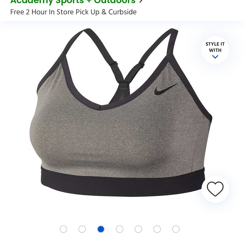 Nike Women's Plus Size Indy Sports Bra 3XL